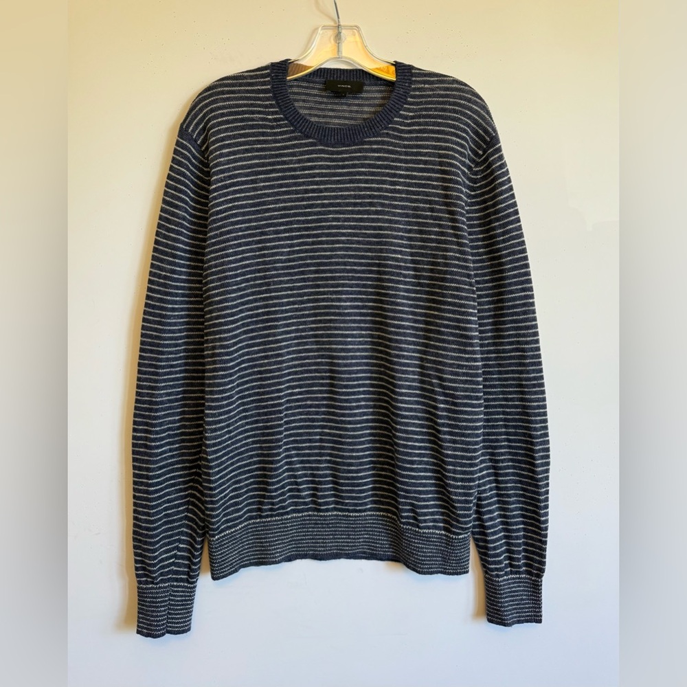 Vince Men’s Stripped Crewneck Sweater Sz L